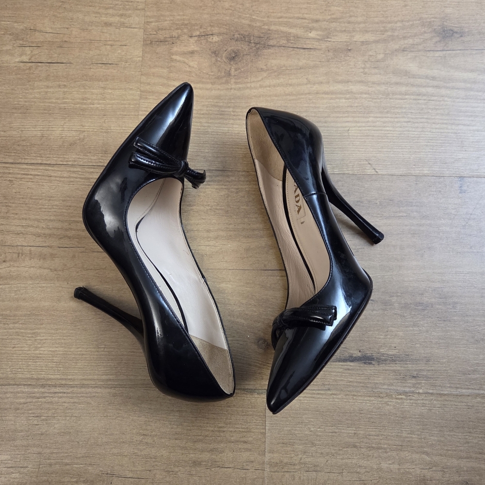 PRADA Pointy Toe Stiletto High Heeled Shoes - Picture 3 of 11